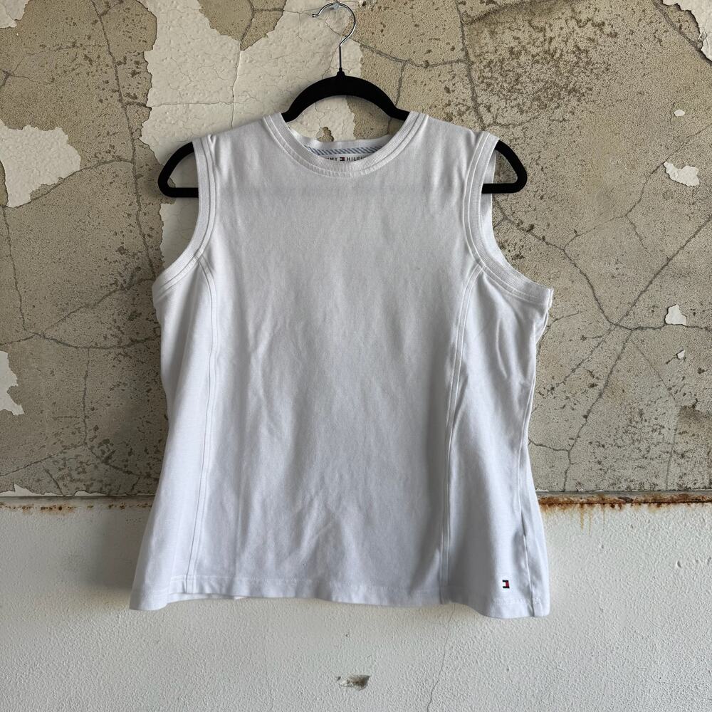Classic Tommy Hilfiger White Golf Tank‎ Top